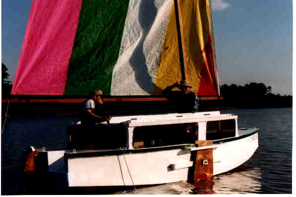 Scram Pram in parking lot mode - no wind